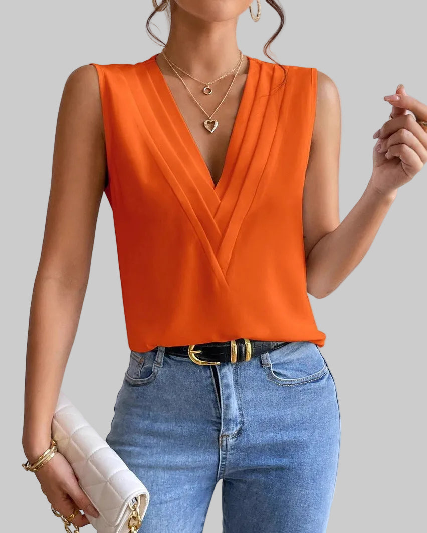 Nuvoir – Top Elegante con Scollo a V