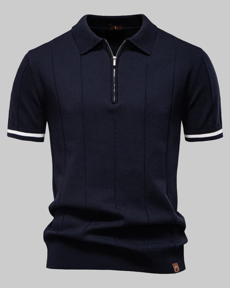 Nuvoir – Polo con Zip Essenziale