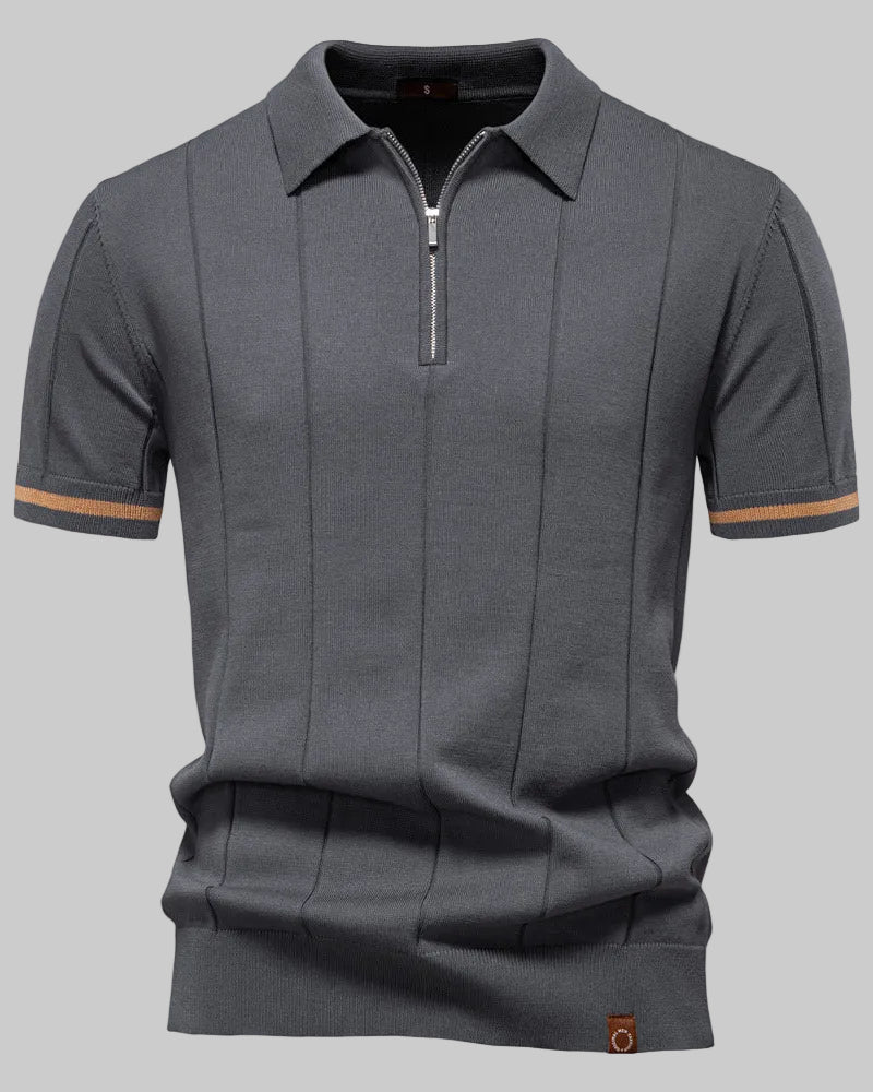 Nuvoir – Polo con Zip Essenziale