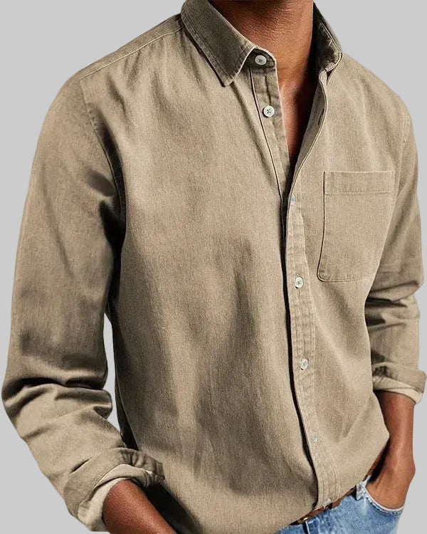 Nuvoir – Camicia in Cotone Essenziale
