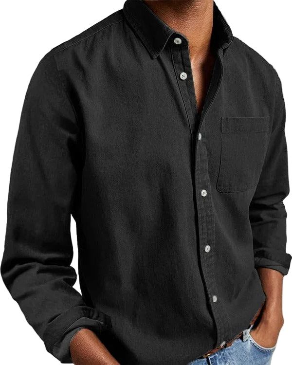 Nuvoir - Camicia da Uomo in Cotone