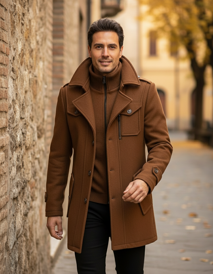 Nuvoir - Cappotto Invernale Elegante da Uomo