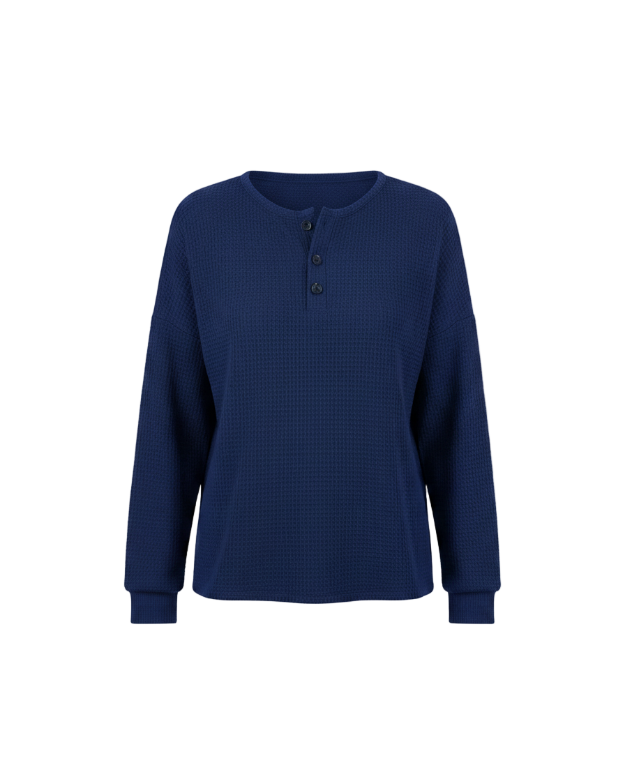 Nuvoir – Maglia Henley Termica da Donna