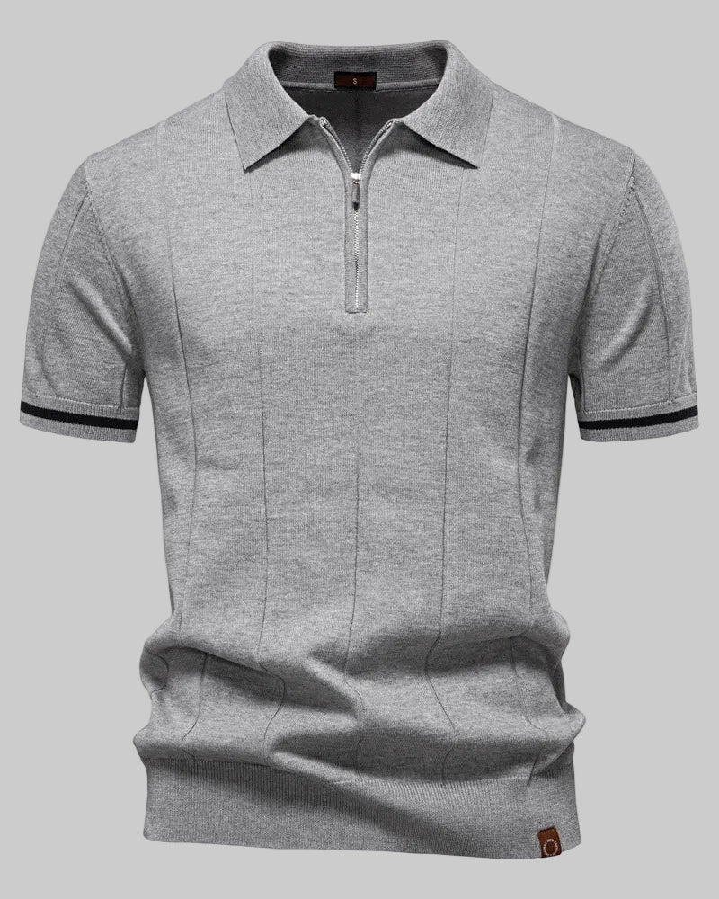 Nuvoir – Polo con Zip Essenziale