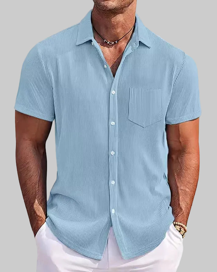 Nuvoir – Camicia a Righe Essenziale