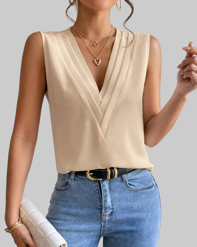 Nuvoir – Top Elegante con Scollo a V
