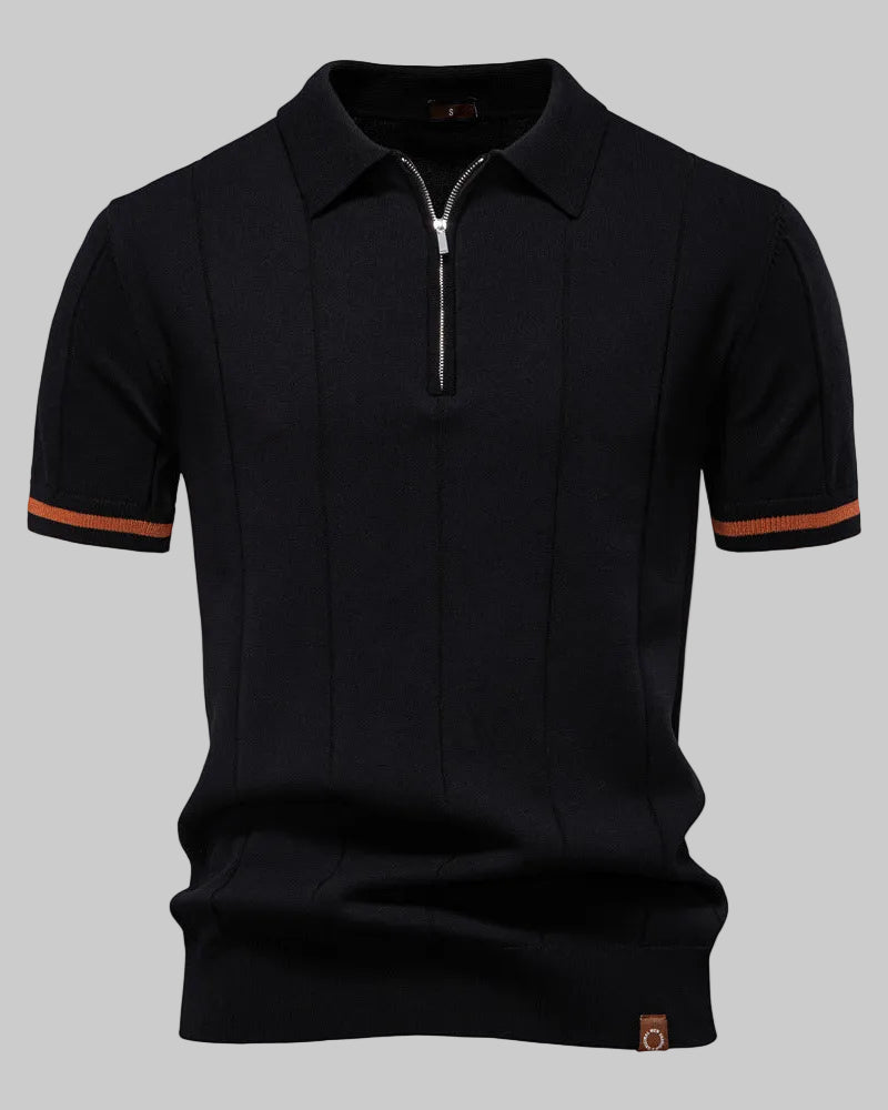 Nuvoir – Polo con Zip Essenziale