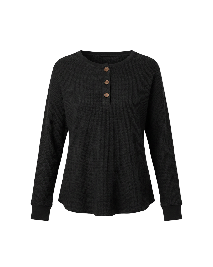 Nuvoir – Maglia Henley Termica da Donna