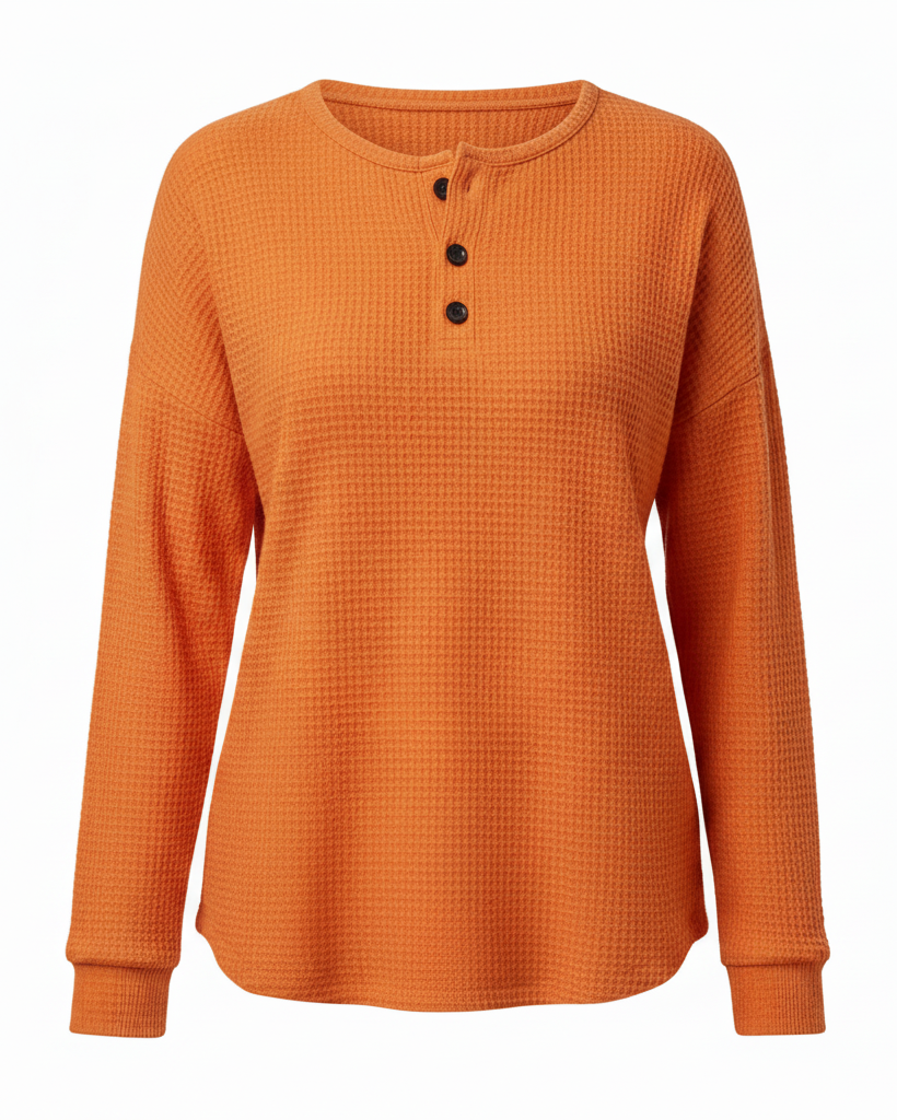 Nuvoir – Maglia Henley Termica da Donna