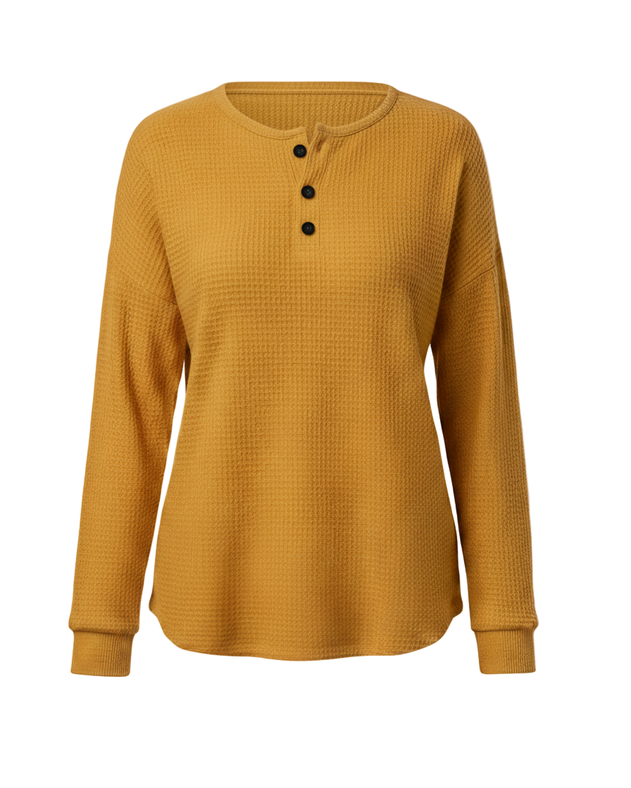 Nuvoir – Maglia Henley Termica da Donna