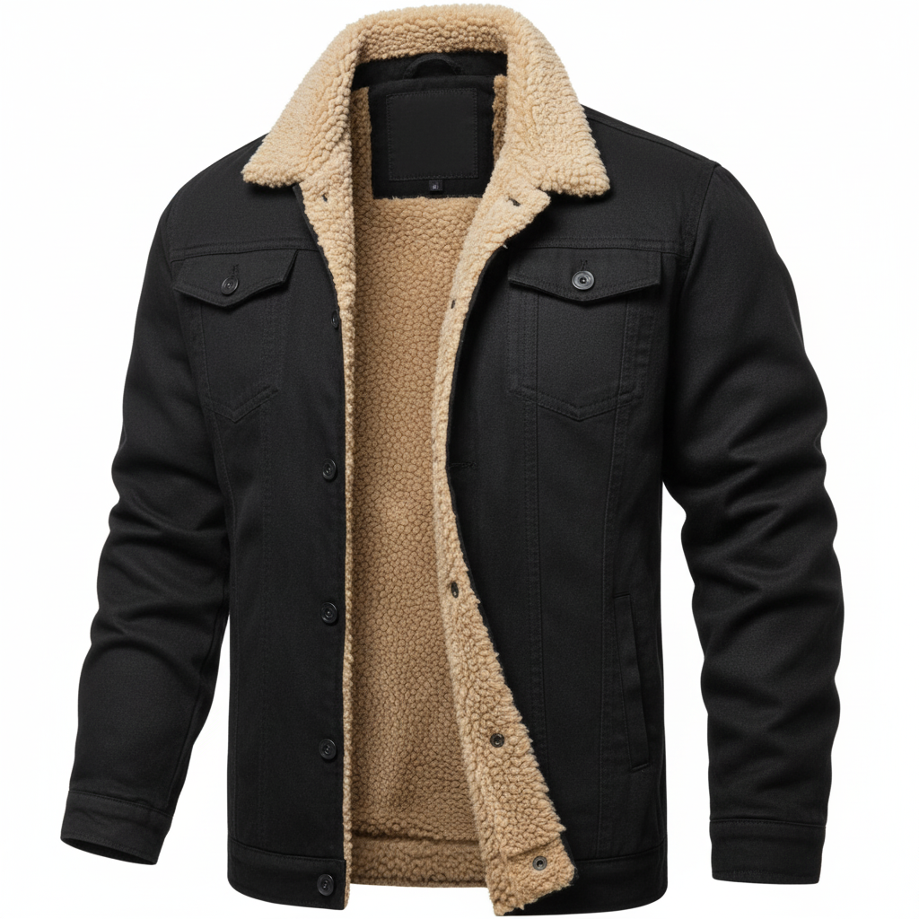 Nuvoir - Giacca Invernale da Uomo con Fodera Teddy