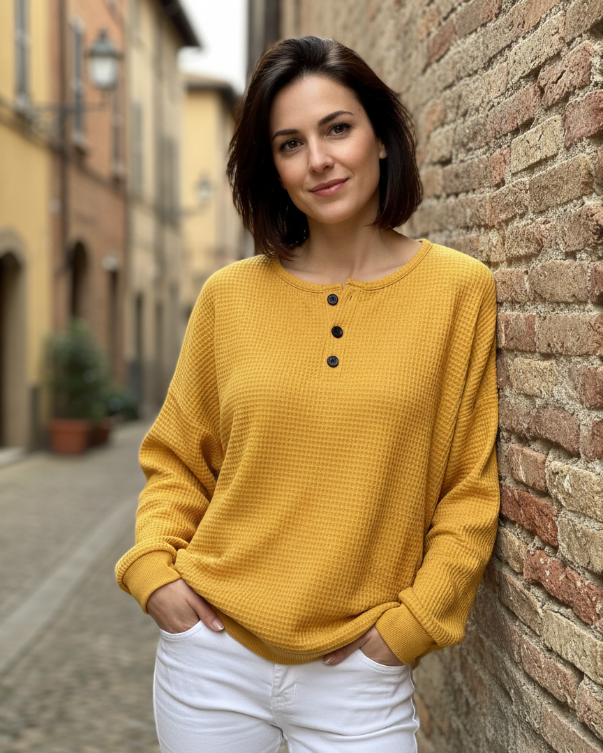 Nuvoir – Maglia Henley Termica da Donna