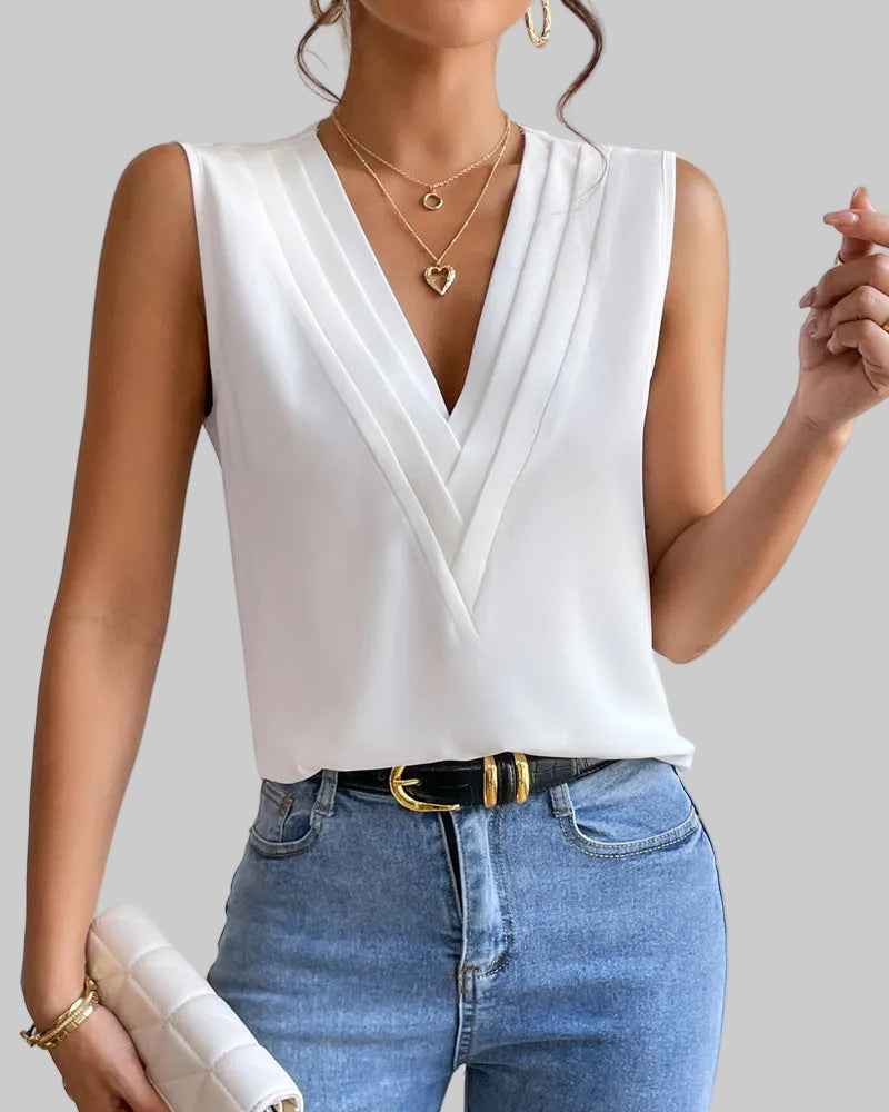 Nuvoir – Top Elegante con Scollo a V