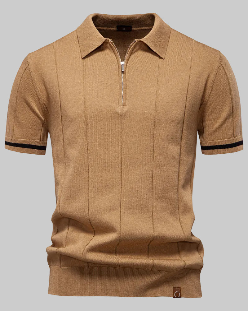 Nuvoir – Polo con Zip Essenziale