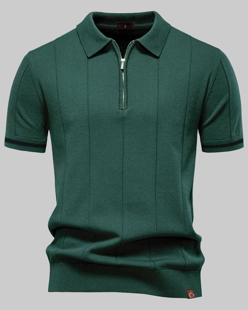 Nuvoir – Polo con Zip Essenziale